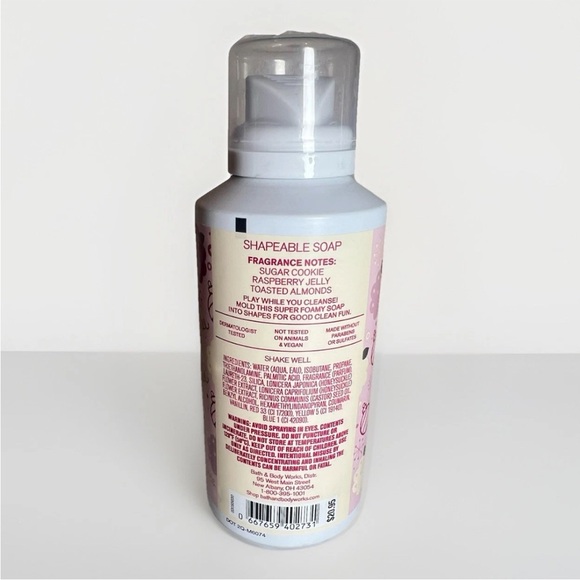 Bath & Body Works Raspberry Holiday Pie Bar Shapeable Soap, Brand New - Picture 3 of 4